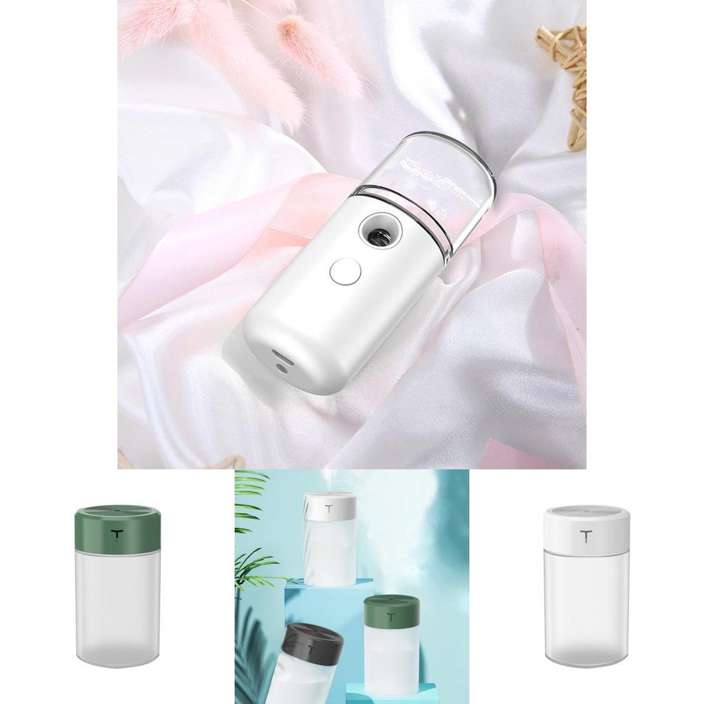 360ml Portable Air Humidifier Diffuser With Cool Mist For Facial Hydration And Comfort