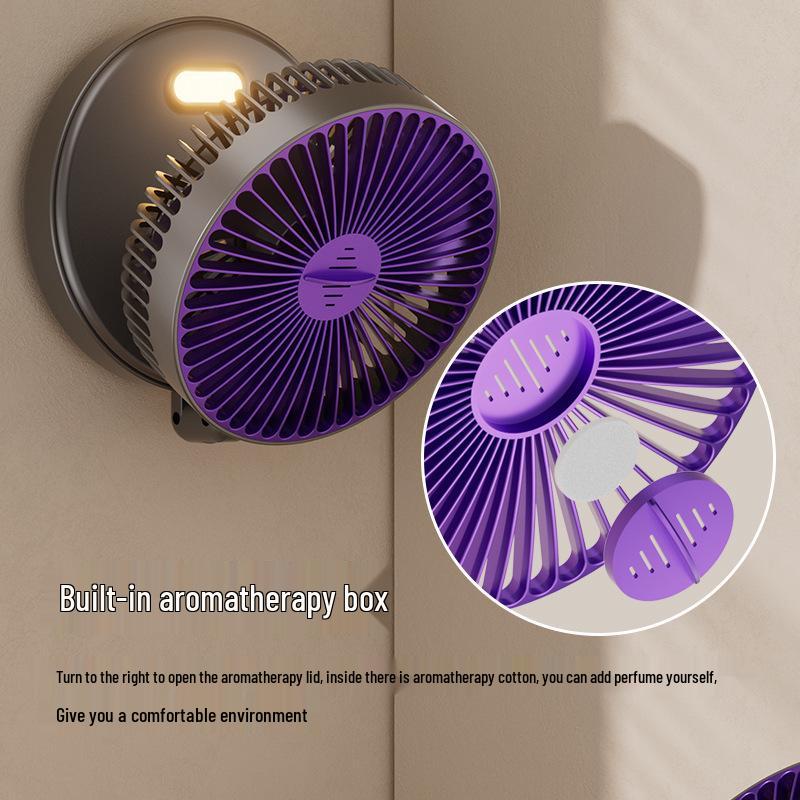 Portable USB Luminous Multifunctional Desk Fan with Silent Operation