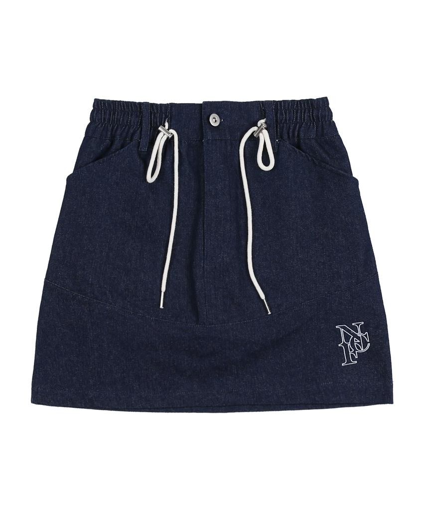 Fancy Club [Nf] Dilude Denim Mini Skirt (Blue)_F23Qd834