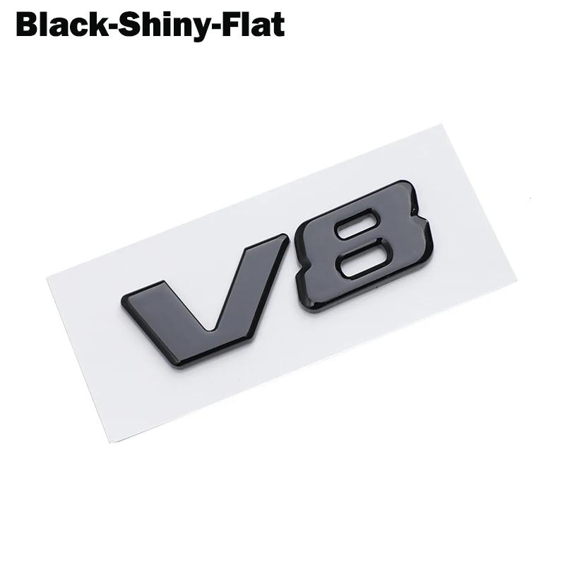 3D ABS Chrome Letters Car Fender Badge Sticker V12 V8 Emblem Logo For Mercedes Maybach S600 W222 S500 W140 CL600 M275 CLS63