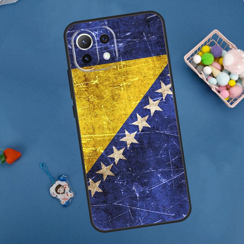 Bosnia Flag Case For Xiaomi 11T 12T 13T 14T Pro 13 14 15 Ultra POCO X7 Pro X3 X5 X6 M6 F5 F6 Pro Cover