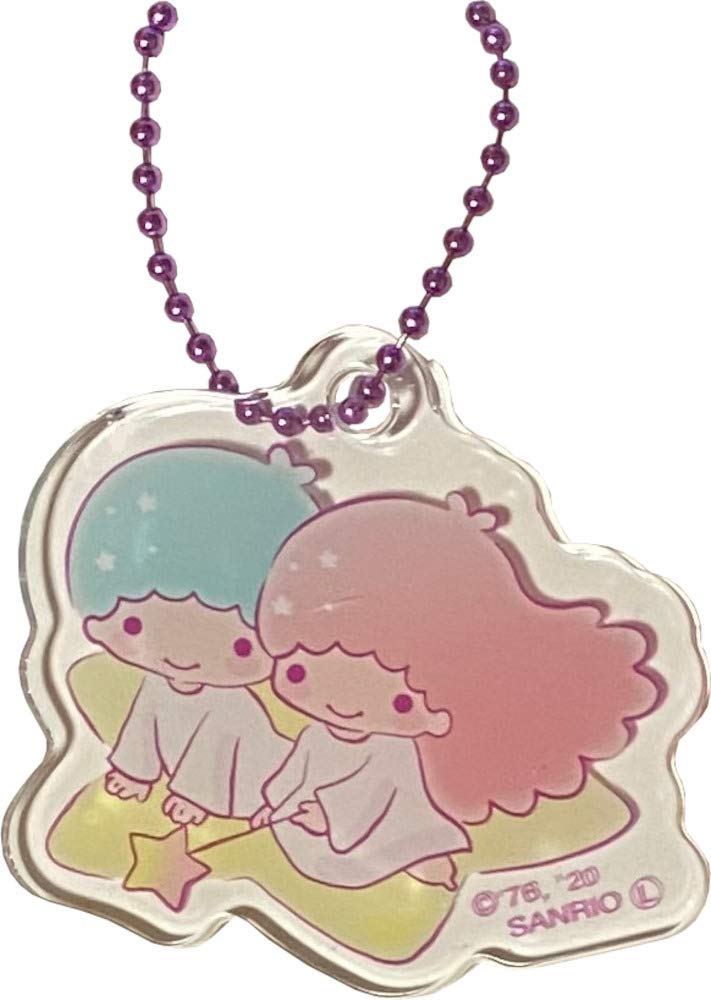 

Брелок-держатель для ключей Sanrio Little Twin Star с шариковой цепочкой и пластиной
