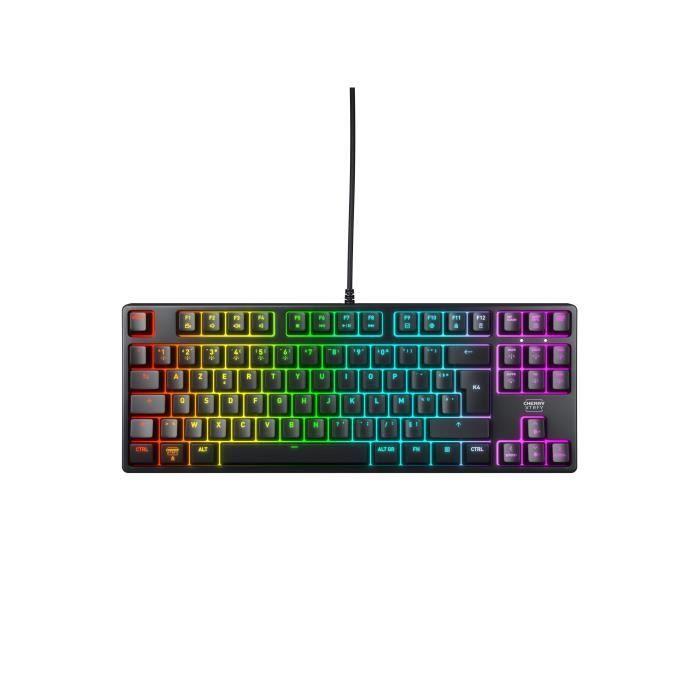 Clavier De Gaming Mécanique - CHERRY XTRFY K4V2 RGB TKL - Format TKL - Noir