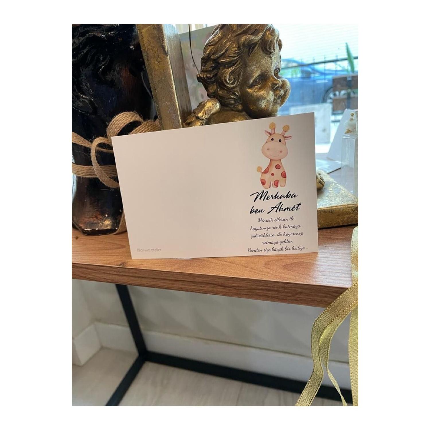 

Открытка Жираф макраме 10х15 см