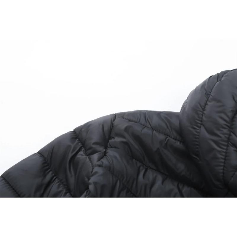 New Winter Fleece-Lined Thickened Cotton Coat Business-Casual Windproof Warm Lightweight Fashionable Hooded Jacket Sports Jacket