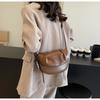 2024 New Spring Women's Saddle Bag Urban Minimalist Pu Shoulder Crossbody Bag Folded Design