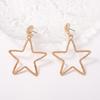 Fashion Trend, Personalized Hollow Five-pointed Star Earrings, Earrings Show White Age Reduction, Sweet and Cool Style, Daily Commuter Women's Models