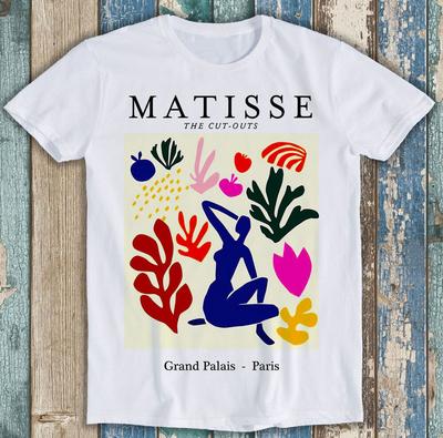 Matisse Grand Palais Paris The Cut Outs Exhibit Funny Gift Tee T Shirt M2717