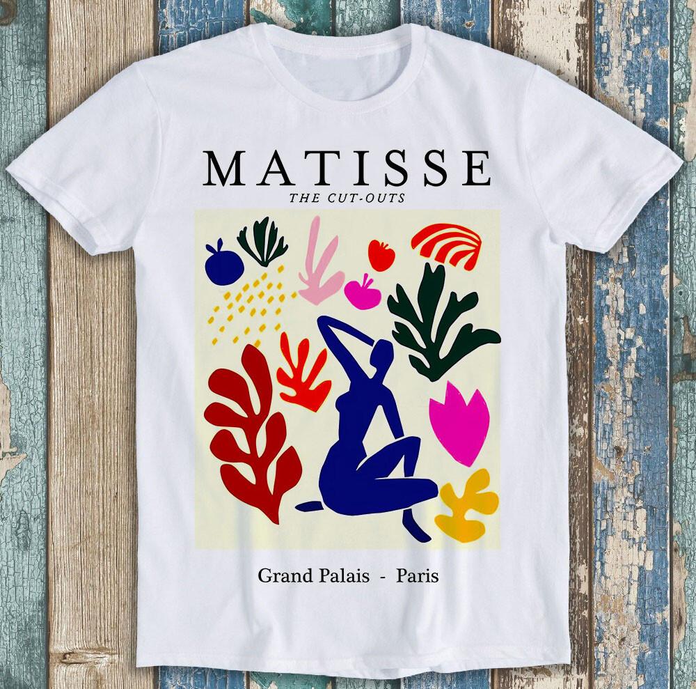 

Matisse Grand Palais Paris The Cut Outs Exhibit Funny Gift Tee T Shirt M2717 S