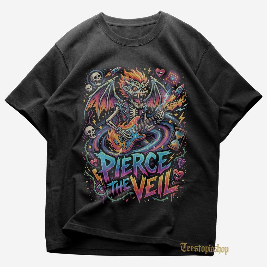 Pierce The Veil T Shirt - A Match Into Water - Collide With The Sky - Pierce The Veil Merch - Rock Music Tee - Premium Music Apparel