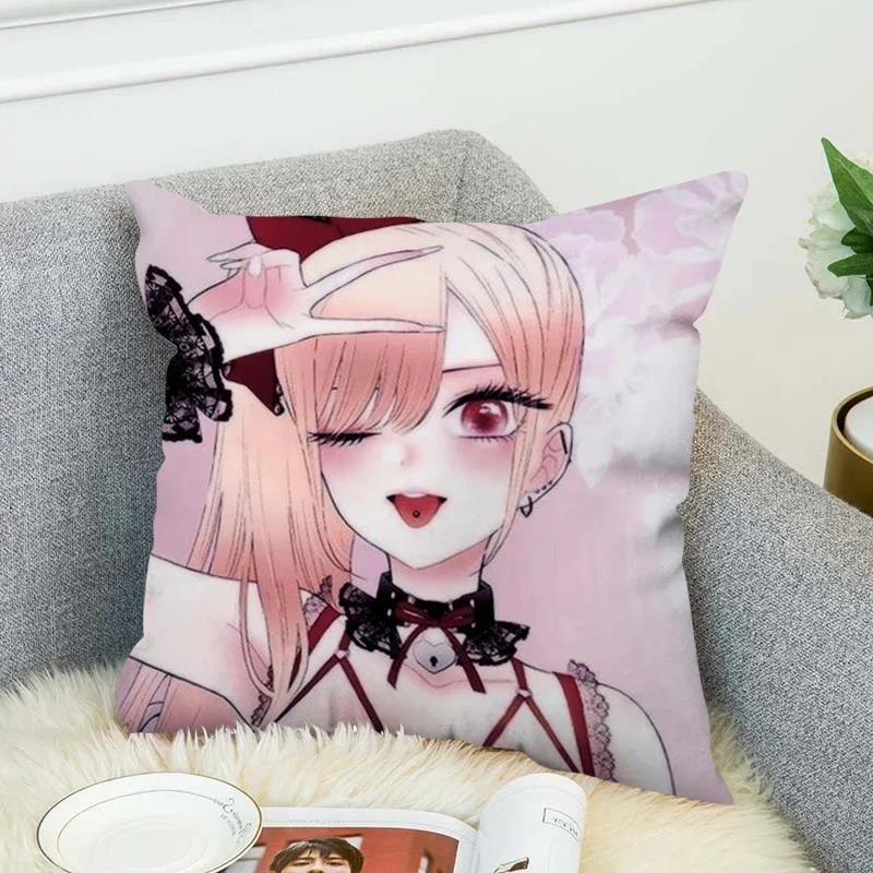 Pillowcases 40*40 Decor Marin Kitagawa Pillow Cases Decorative Cushion Covers for Pillows Pillowcase 45*45 Room Cushions Cover