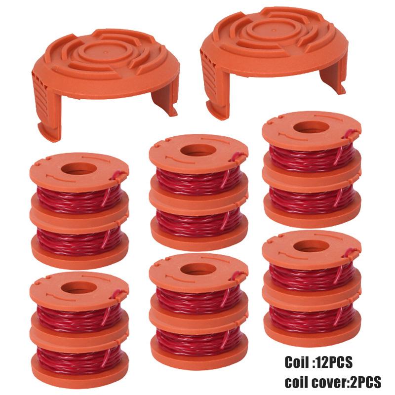 Lawn Mower Replacement Kits Grass String Trimmer Spool Line Cap Cover With Trimmer Cap for WORX