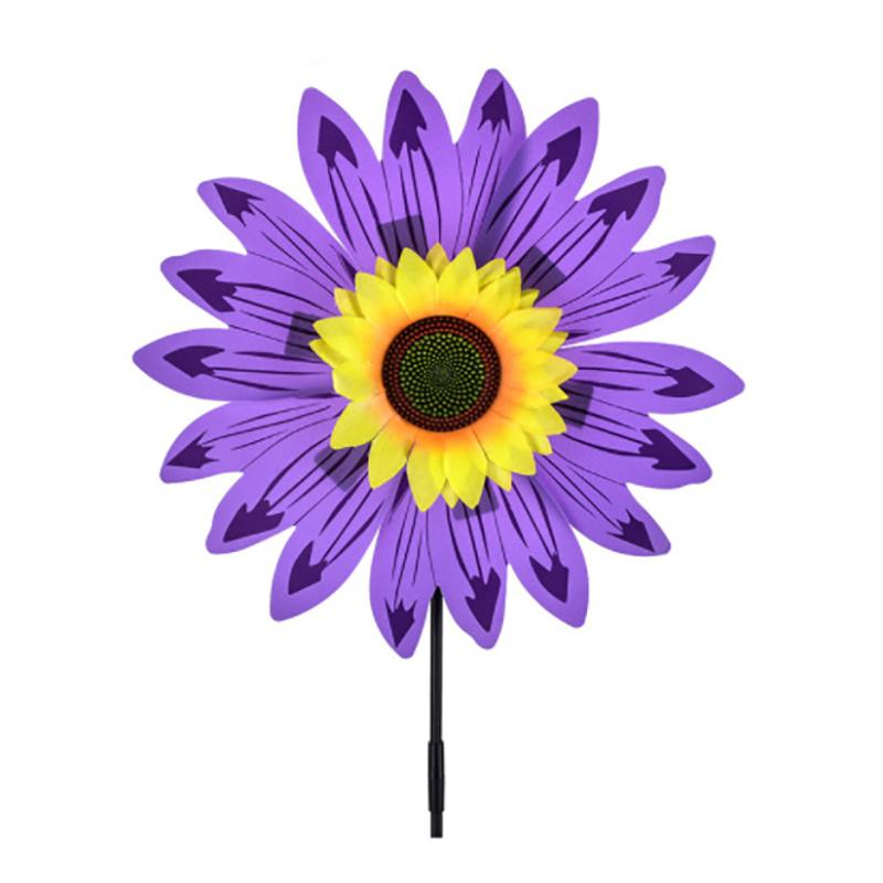 

36 см Подсолнух Ветряная мельница Игрушки для детей Поворотный стол Классическая игрушка для спорта на открытом воздухе фиолетовый