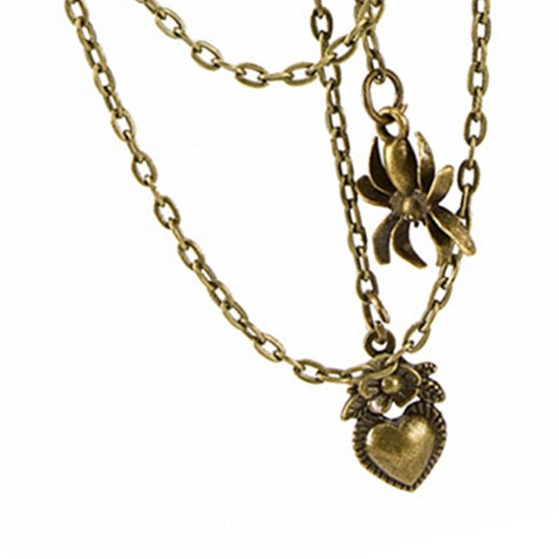 Handgefertigte Steampunk Teufelsauge Brosche Haarklammer mit verstellbarer Kette Aufwändiges Metallzahnrad Gothic Damen Haaraccessoire