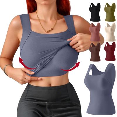 Women's New Seamless Base Slim Fit With Chest Cushion Lifting And Beautifying Vest