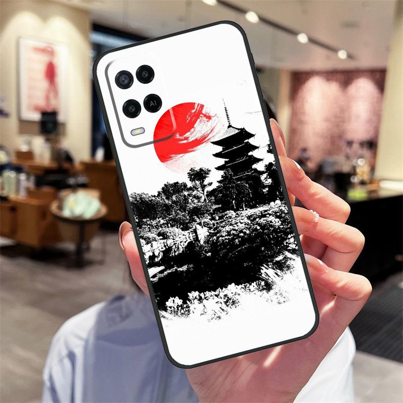 Japanese Temple Kyoto Case For Oppo A94 A74 A54 A18 A38 A58 A78 A98 A40 A60 A80 A16 A76 A96 A15 A17 A77 A57S Cover