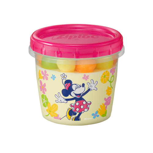 Ziploc [Limited Edition Design] Ziploc Set: 1 Screw Lock 473ml & 1 Screw Lock 730ml & 1 Rectangular Container 480ml & 820ml (1 each)