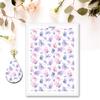 Clay Transfer Paper Water Soluble Clay Transfer Paper for Clay Earrings Making