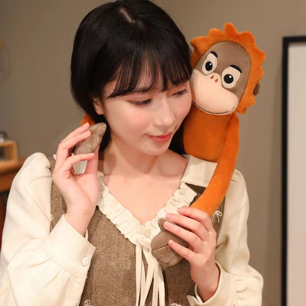 Stuffed Doll Large Plush Monkey Doll Long Arm Orangutan Plush Doll  Room Decor