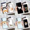 Animal Cute Dog Akita Phone Case For Samsung Galaxy S24 Ultra S22 S23 S20 S21 S24 FE S9 S10 Plus Note 10 20 Ultra