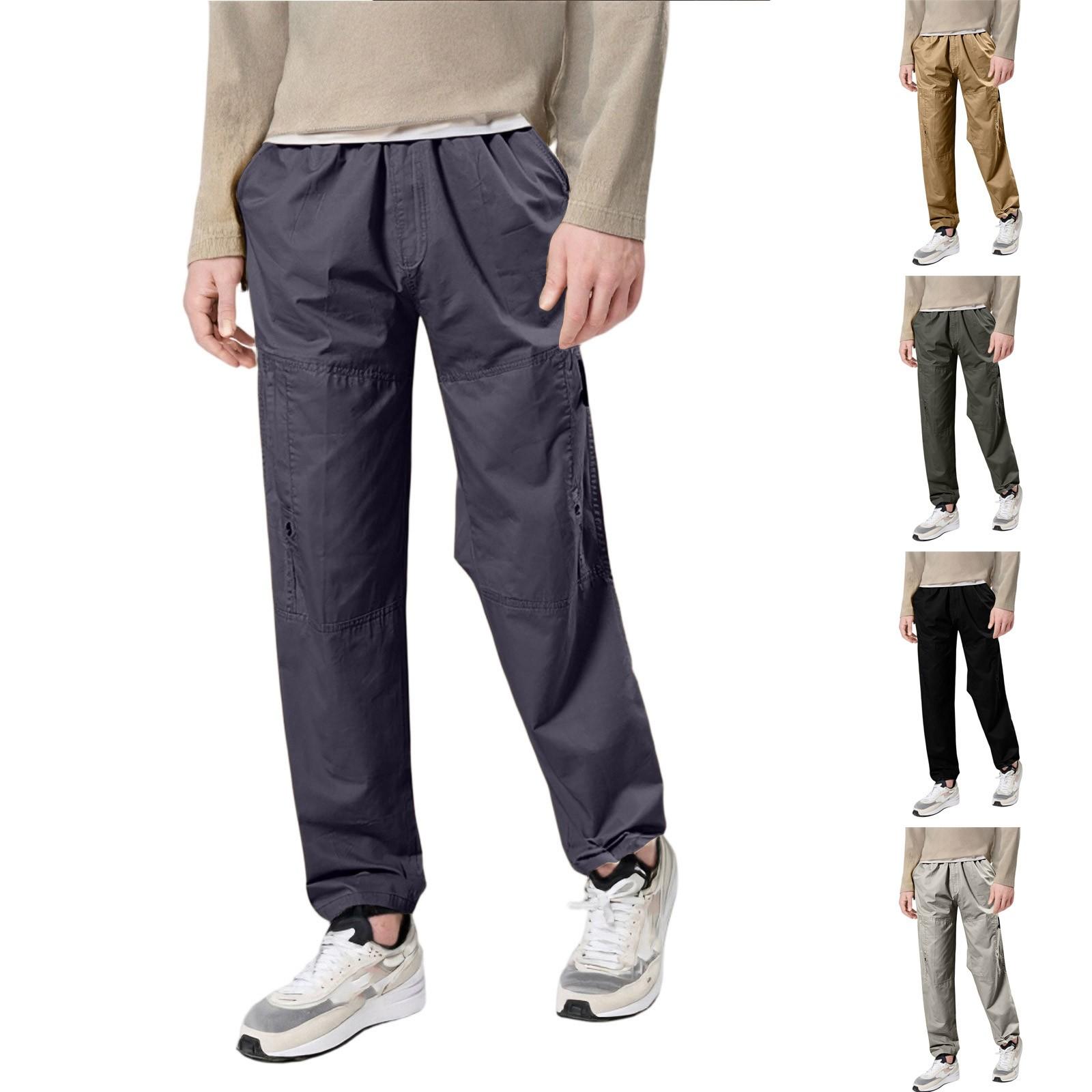 

Middle-aged Men s Thin Casual Pants And Loose Work Pants L армия зеленый