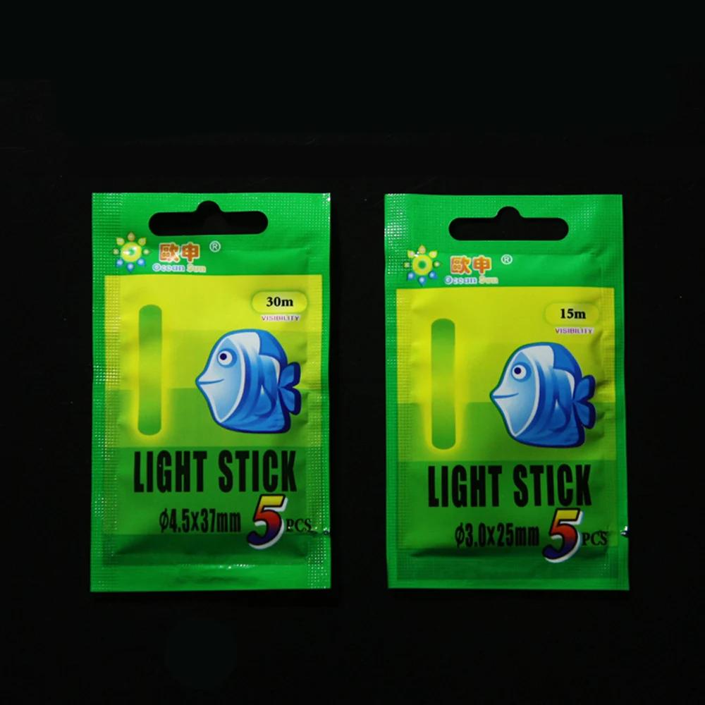 250 peças 50 sacos Bastões Químicos Luminosos Glow Light Stick Boias para Pesca Noturna Luzes Escuras na Cor Verde Acessórios para Equipamento de Pesca 260319
