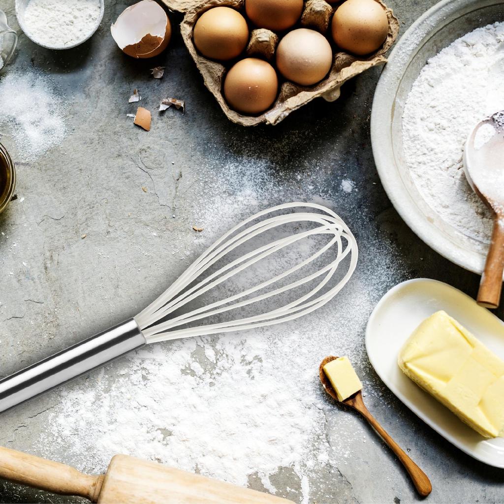 KADAX Whisk Beater for Egg Whites Silicone 26 Cm