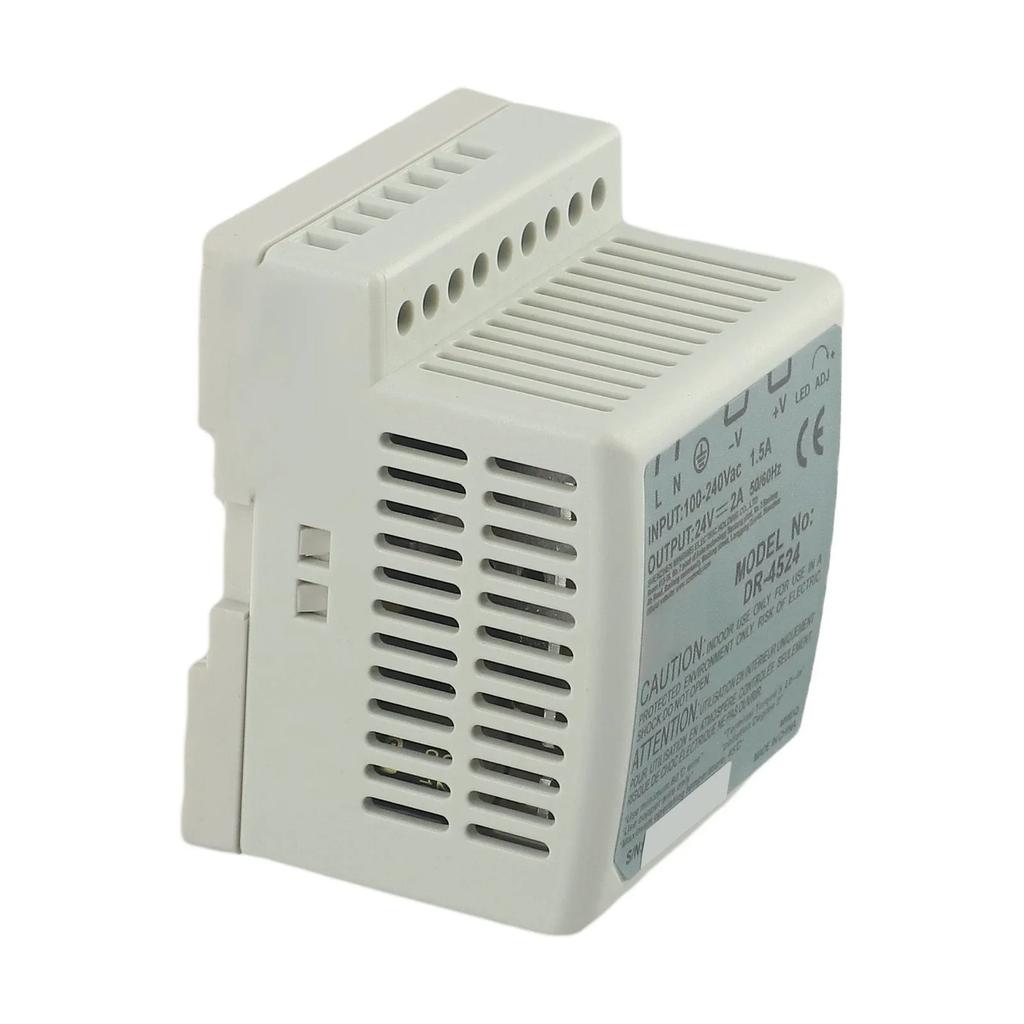 Electrical Equipment Rail Power Supply Switching Mode LED Power Indicator Power Supply Single Output 24V DR-4524