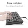 104 Tasten USB-Kabel-Tastatur Gaming-Tastatur Ergonomische Tastatur für PC Laptop Plug and Play