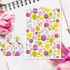 Clay Transfer Paper Easters Colored Eggs Transfer Paper Water Soluble Clay Transfer Sheets Easy To Use for Clay Earrings