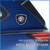 1Pcs 3D Metal Auto Door Shield Emblem Car Body Badge Sticker Styling For Alfa Romeo 147 159 Giulietta Giulia Mito Spider Alpha Nheadrest