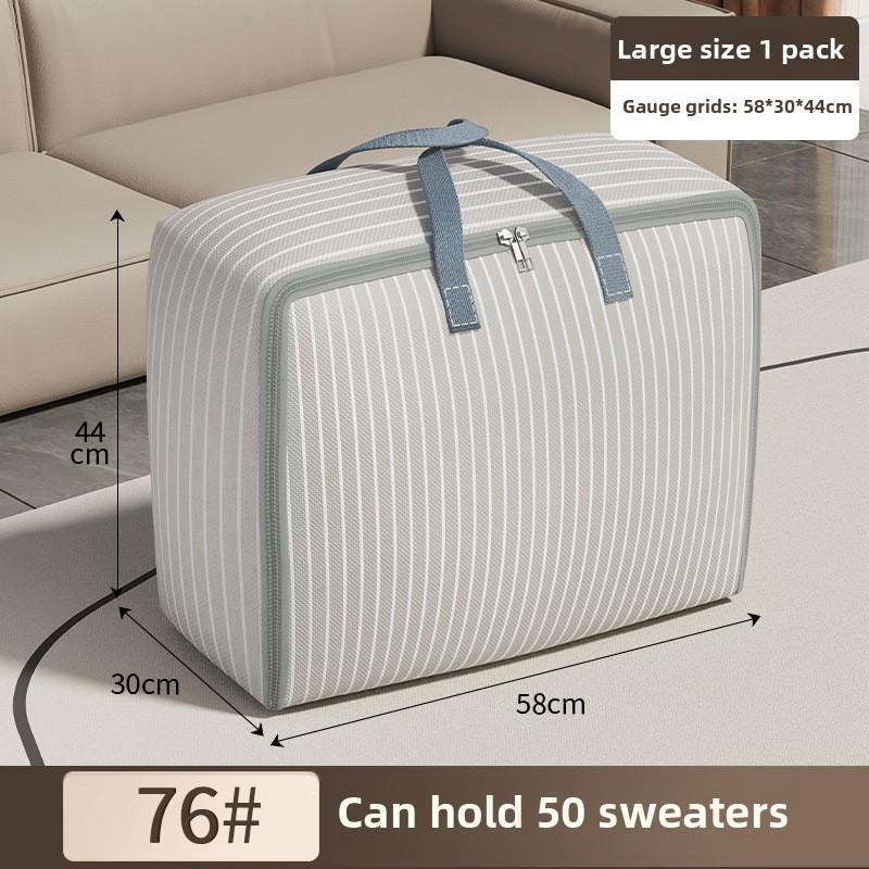 Oxford Cloth Storage Bags, Large Capacity Clothes Storage Bag, Waterproof Moving Bag, Travel Duvet Storage Bag for Bedroom