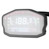 Universeller Motorrad-Kilometerzähler LED LCD Digitaler Tachometer Drehzahlmesser Instrument