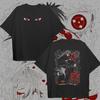 Naruto Madara Uchiha Oversized T-Shirt Herren Damen Anime Baumwolle Y2k Streetwear Harajuku Hip Hop Kurzarm Damen Herren Kleidung