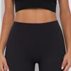 Solid Color V-Waist High-Waisted Loose Cropped Yoga Leggings