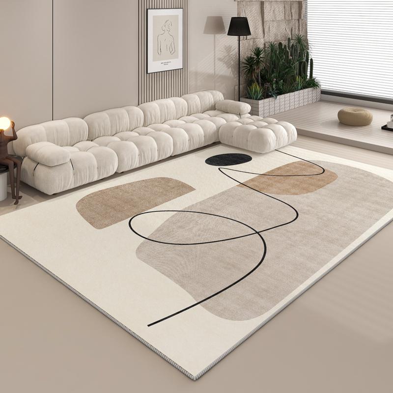 Art Design Plush Carpet Minimalism Living Room Decoration Abstract Rug Modern Rugs for Bedroom Large Area Fluffy Soft Floor Mat