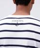 AVIREX NAVAL POCKET T-SHIRT Navy Border L 783-5934011