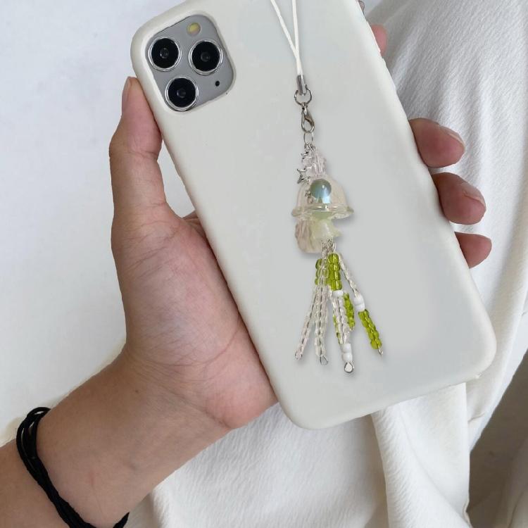 Multipurpose Artistics Beaded Phone Charm with Goldfish Accent Accessory for School Work or Leisure Stylish Outfits