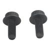 2pcs M8-1.25x20mm Left Hand Blade Bolt N600011 For DWS715 DWS779 Miter Saw Replacement Parts Black Hardware