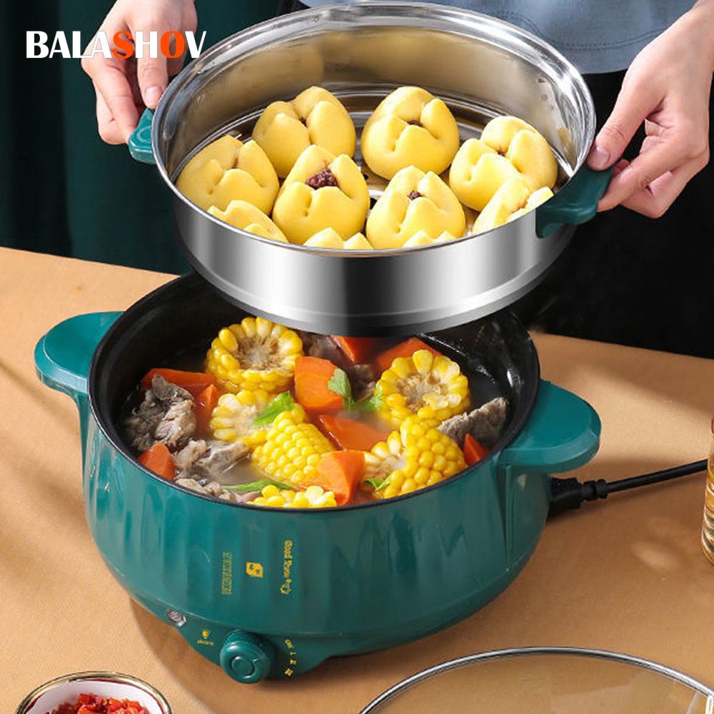 

Новейшая электрическая рисоварка 2,7 л Регулируемый кухонный прибор Многофункциональный 2 ~ 3 человека Однослойный / двухслойный домашний рис