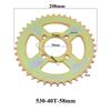 530 Kette 32Z/35Z/37Z/38Z/40Z Zähne 37mm 38mm 45mm Hinterradritzel Für ATV Quad Pit Dirt Bike Buggy Go Kart Motorrad Motor Teile