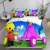 Set Biancheria da Letto Anime Wobbly Life Ragazzi Ragazze Singolo/Matrimoniale/Queen Size Copripiumino Federa Letto Bambini Adulti Set 3 pezzi
