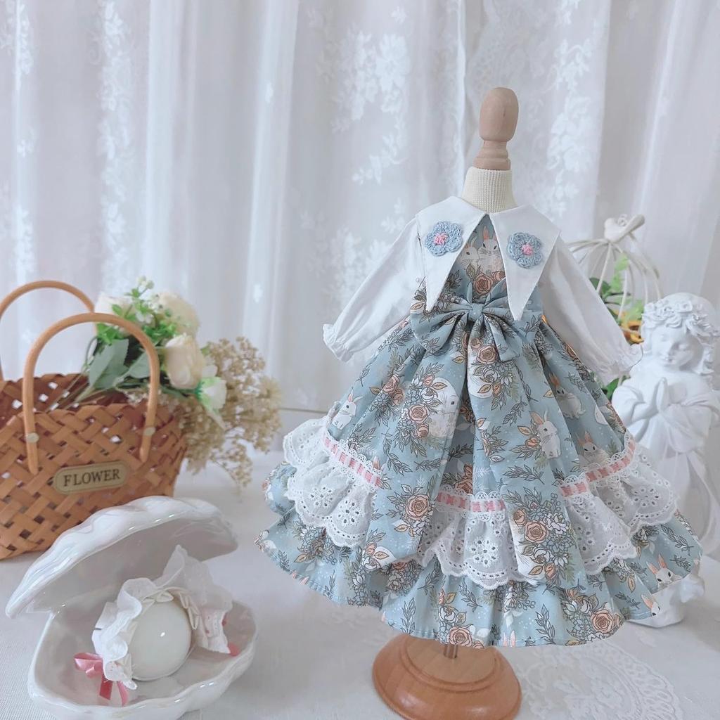 BJD Ball Jointed Doll Doll Doll Maid Ball Jointed Doll Doll Dress and Body Not Light Blue 1/4 1/6 1/3 Dress, Costume, Outfit, Dress-Up, (Head
