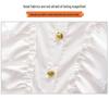 Girls' White Long Sleeve Shirt - Spring/Autumn 2025 Collection for Children