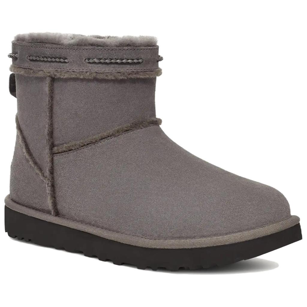 UGG Classic Mini Comfortable Short Snow Boots Unisex Boots Gray 1166751-CHRC