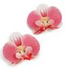 Women Girls Multiple Colors Neck Ornament Simulation Butterfly Orchid Graduation Ball Fashion Accessories