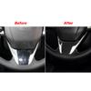 Car Interior Car Steering Wheel Stickers Trim Carbon Fiber Sticker Protective Decoration For Honda Civic 2016 2017 2018