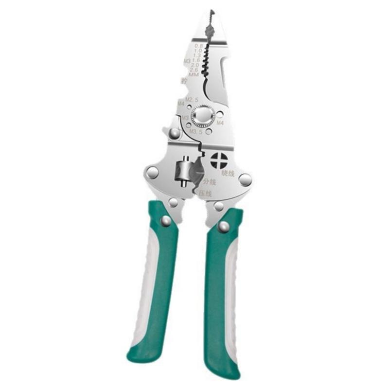 

Professional Electrician Tool Precise Wire Stripper Crimper Cable Cutter And Terminals Crimper Ergonomic Designs 1