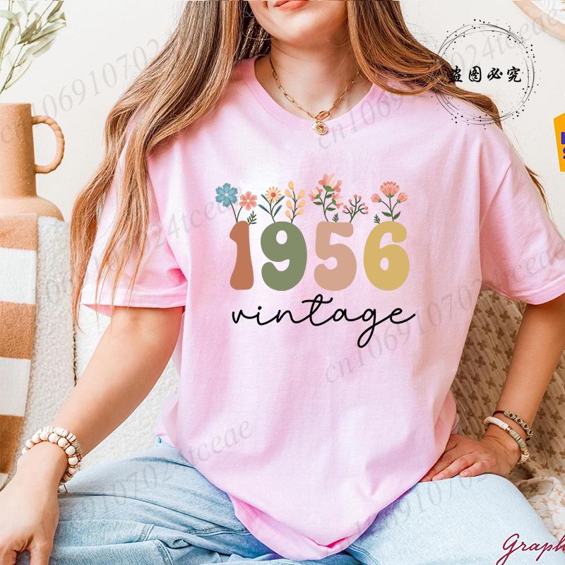 Vintage Est 1956 TShirts 70th Birthday Present Gift ShirtUnisex Tee 70th Birthday TShirtsWomens Tops Gift for Him and Her
