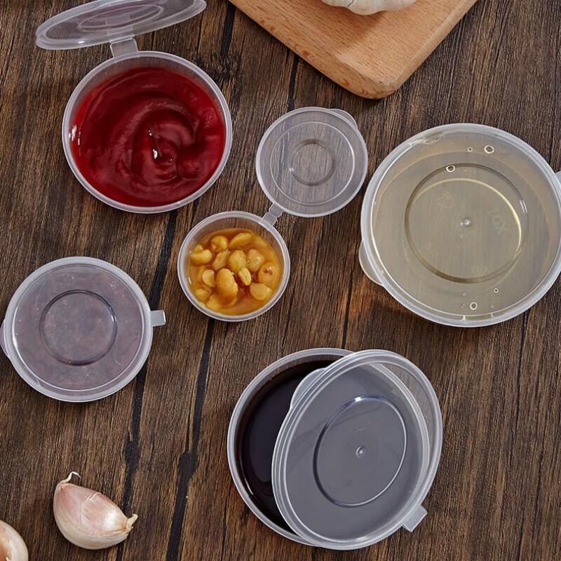 Einweg-Plastik-Saucenbecher zum Mitnehmen